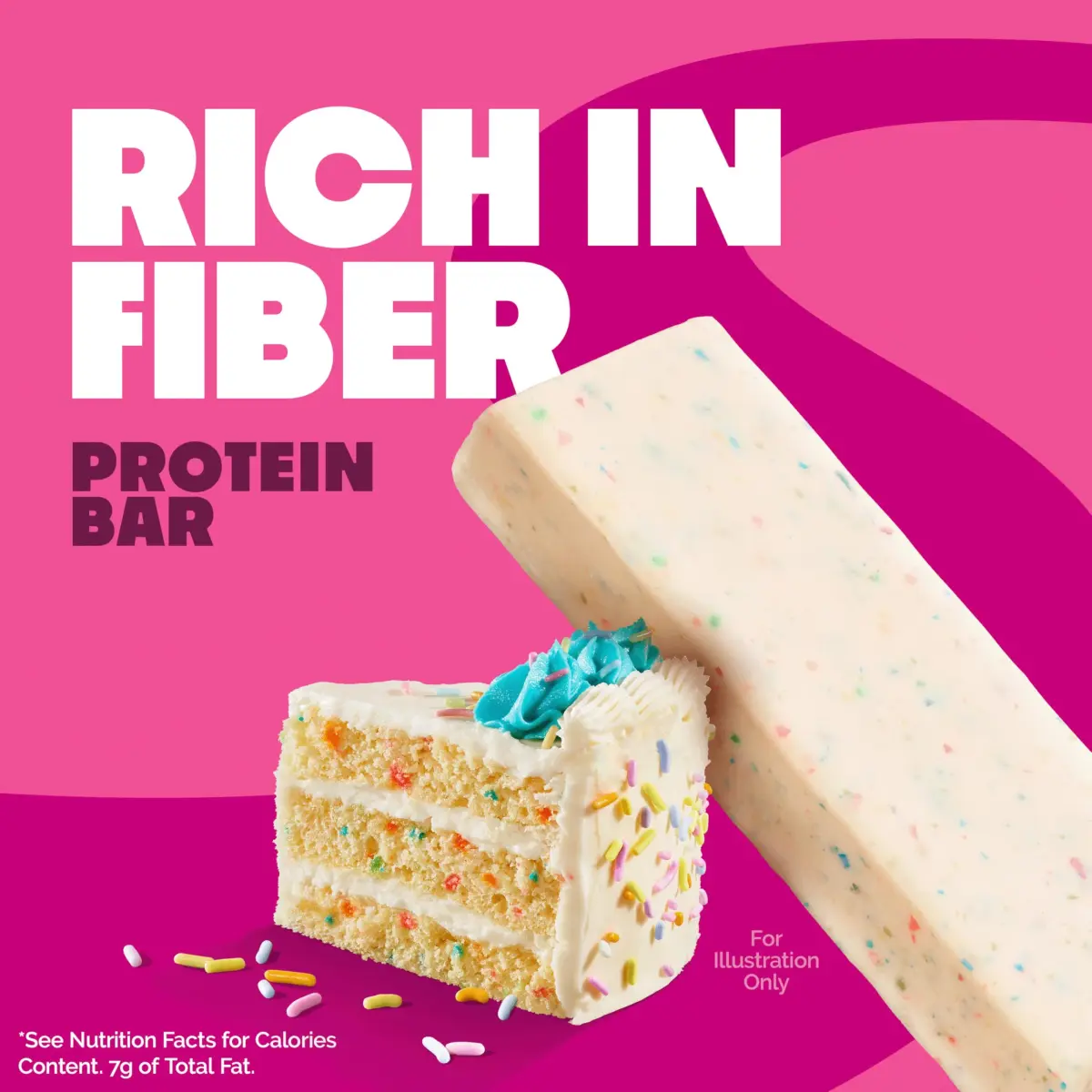 Quest Birthday Cake Protein Bar 20g Protein 1g Sugar Gluten Free Keto Friendly (12 Count) - view 3