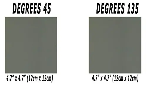 N/A 3D Circular Polarizer Pair of Sheets - Left and Right Eye | DIY 3D glasses, optics experiments, high transmission - main product image