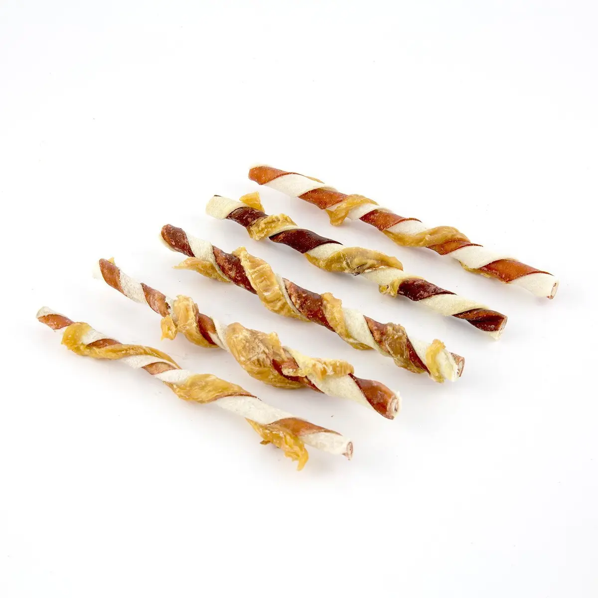 GOOD 'N' FUN Twists Long-Lasting Dog Treats 8.6 oz (12 Pack) | Triple Flavor Chews for Dental Health - view 3