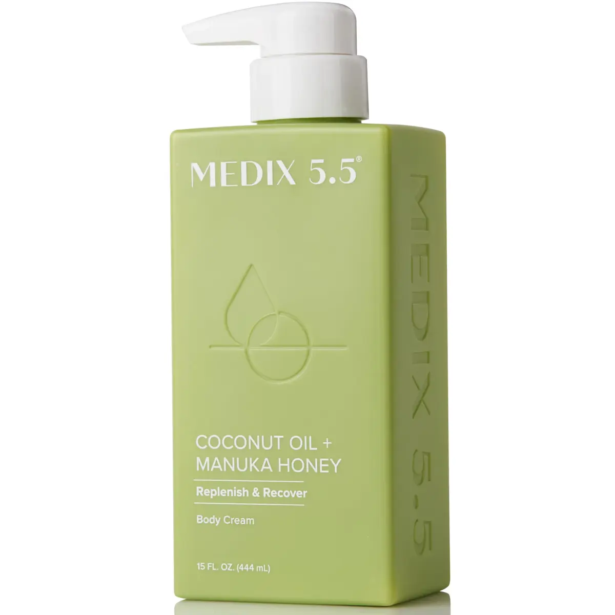 Medix 5.5 Coconut Oil & Manuka Honey Cream | 15 Fl Oz | Anti-Aging Body Moisturizer for Dry Skin - main product image