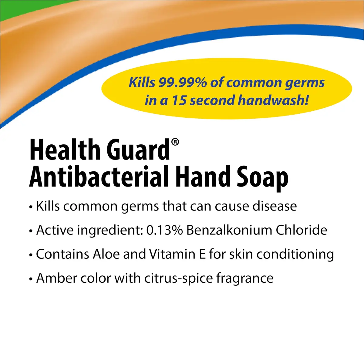Kutol Health Guard Foaming Antibacterial Hand Soap 33.83 Fl Oz (Pack of 4) | Aloe & Citrus Scent - view 2