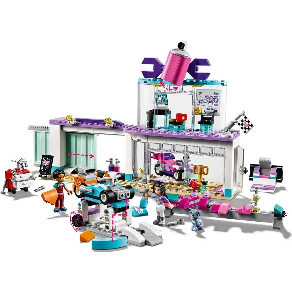 LEGO Friends 41351 Kart Customisation Workshop Construction Set | Build & Customize Go-Karts for Kids 6-12 - view 4