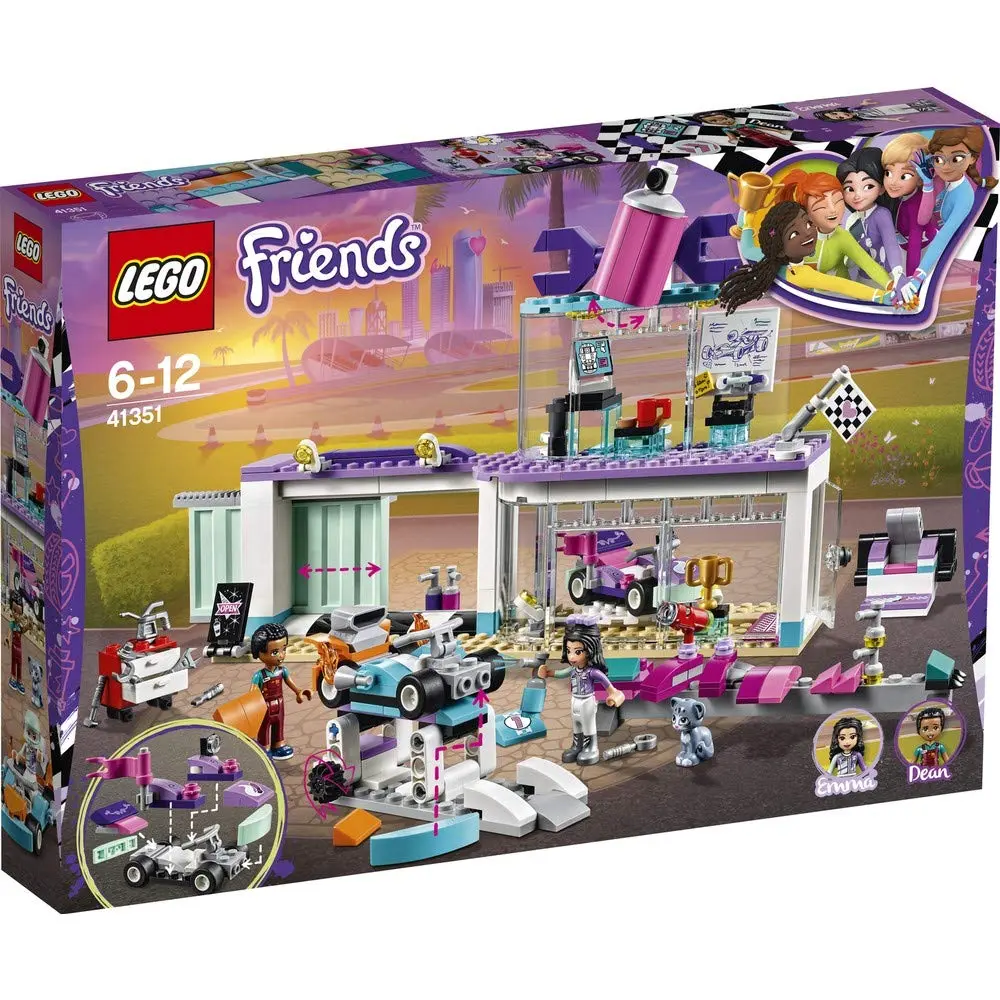 LEGO Friends 41351 Kart Customisation Workshop Construction Set | Build & Customize Go-Karts for Kids 6-12 - view 2