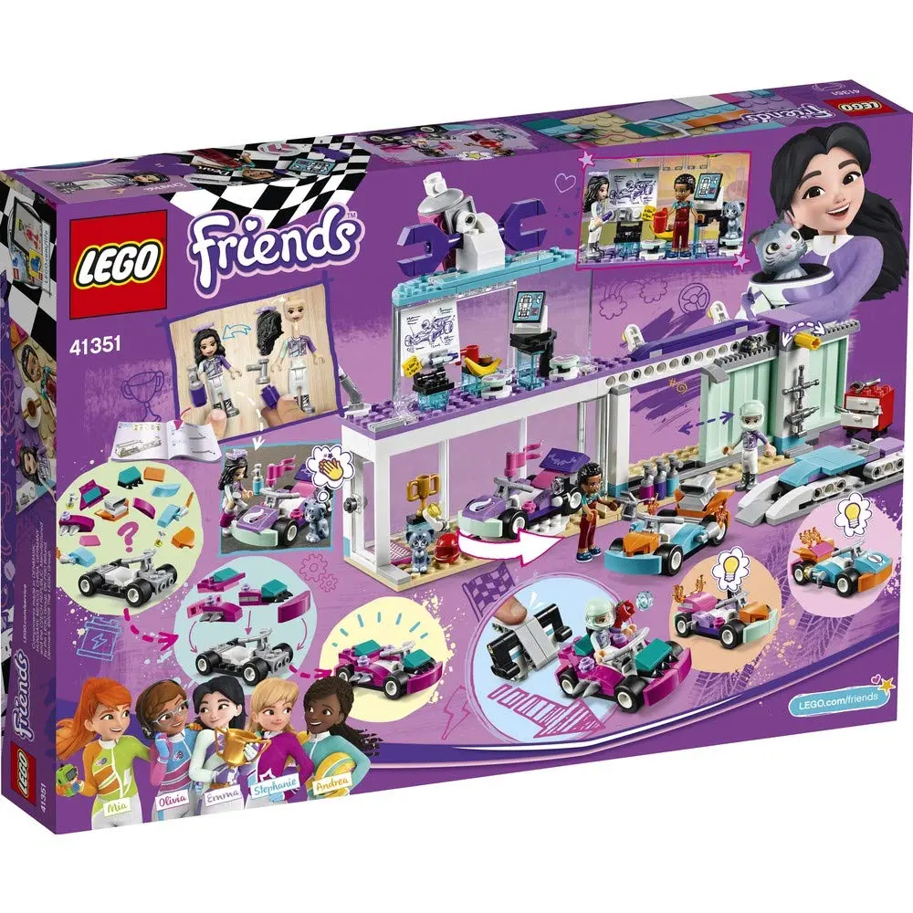 LEGO Friends 41351 Kart Customisation Workshop Construction Set | Build & Customize Go-Karts for Kids 6-12 - view 3