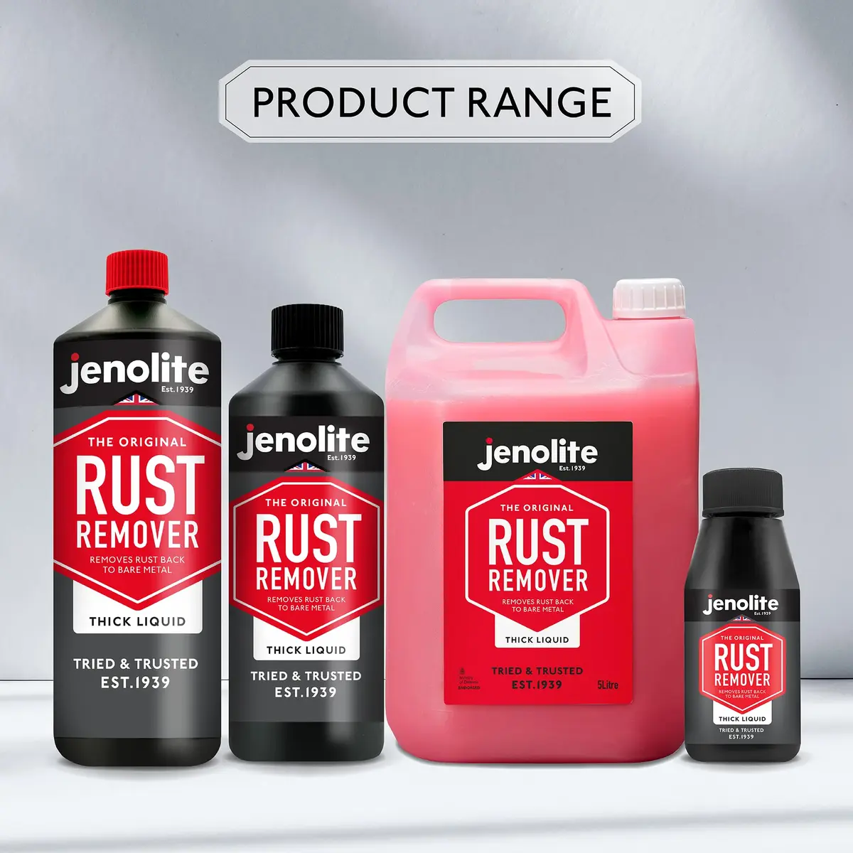 JENOLITE Rust Remover Liquid 34 Fl Oz | Fast Acting, Industrial Strength, No Rinse, UK Brand - view 6