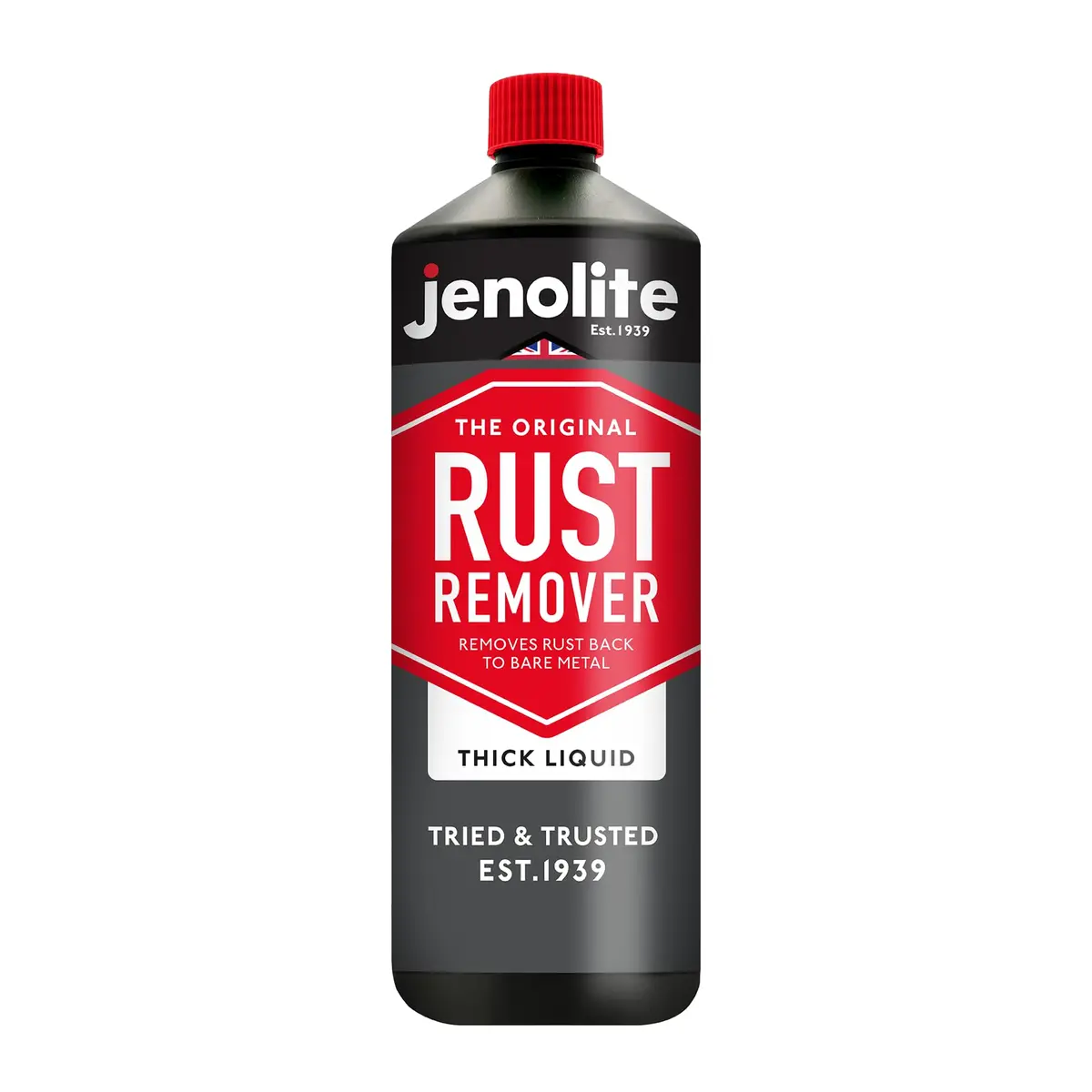 JENOLITE Rust Remover Liquid 34 Fl Oz | Fast Acting, Industrial Strength, No Rinse, UK Brand - main product image