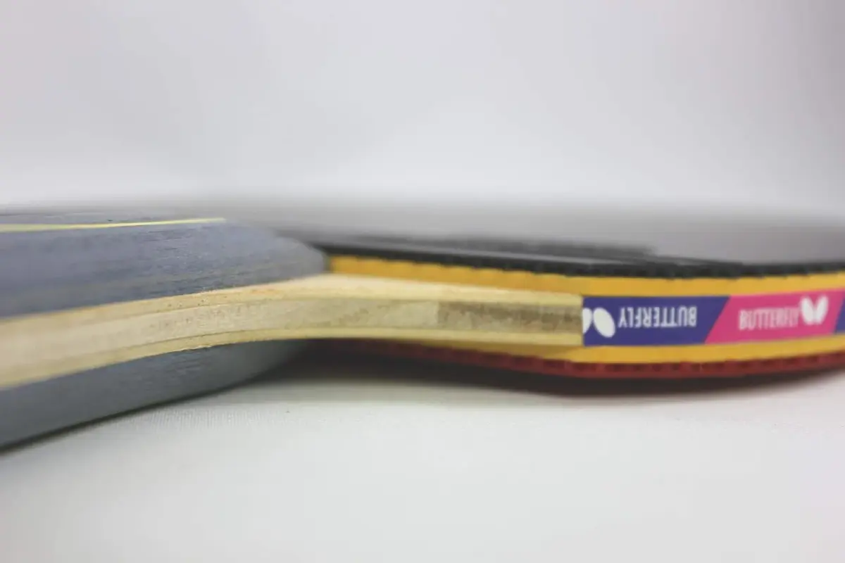 Butterfly Nakama S-10 Table Tennis Racket – ITTF Approved Ping Pong Paddle with Wakaba Rubber & 2 Balls - view 5