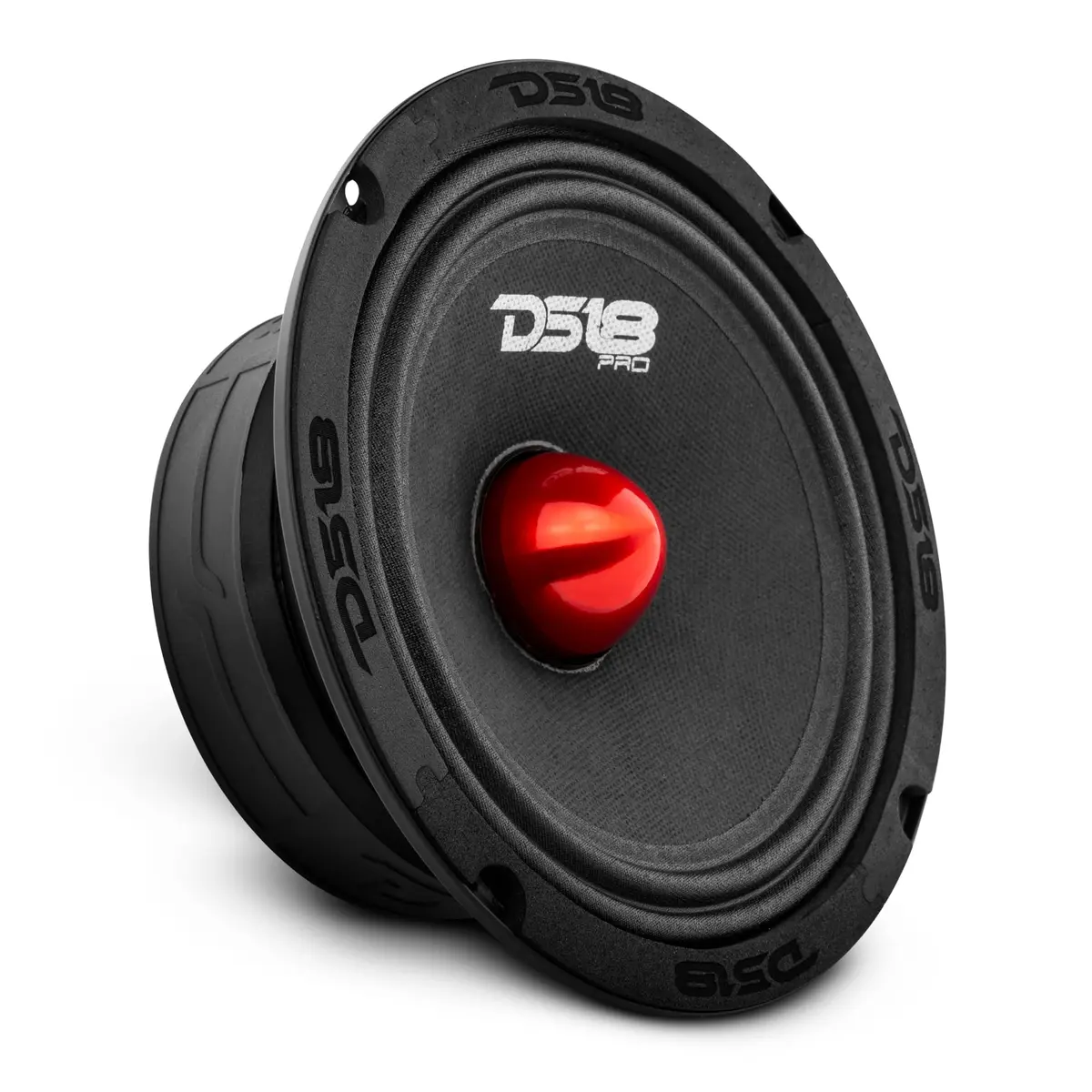 DS18 PRO-GM6B 6.5" Midrange Loudspeaker | 480W Max, 140W RMS, 8 Ohms, Red Aluminum Bullet - main product image