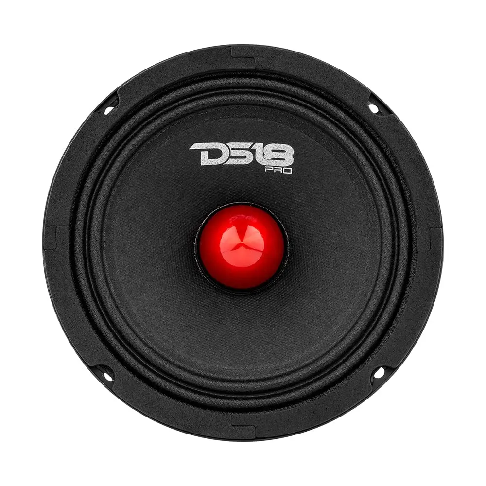 DS18 PRO-GM6B 6.5" Midrange Loudspeaker | 480W Max, 140W RMS, 8 Ohms, Red Aluminum Bullet - view 4