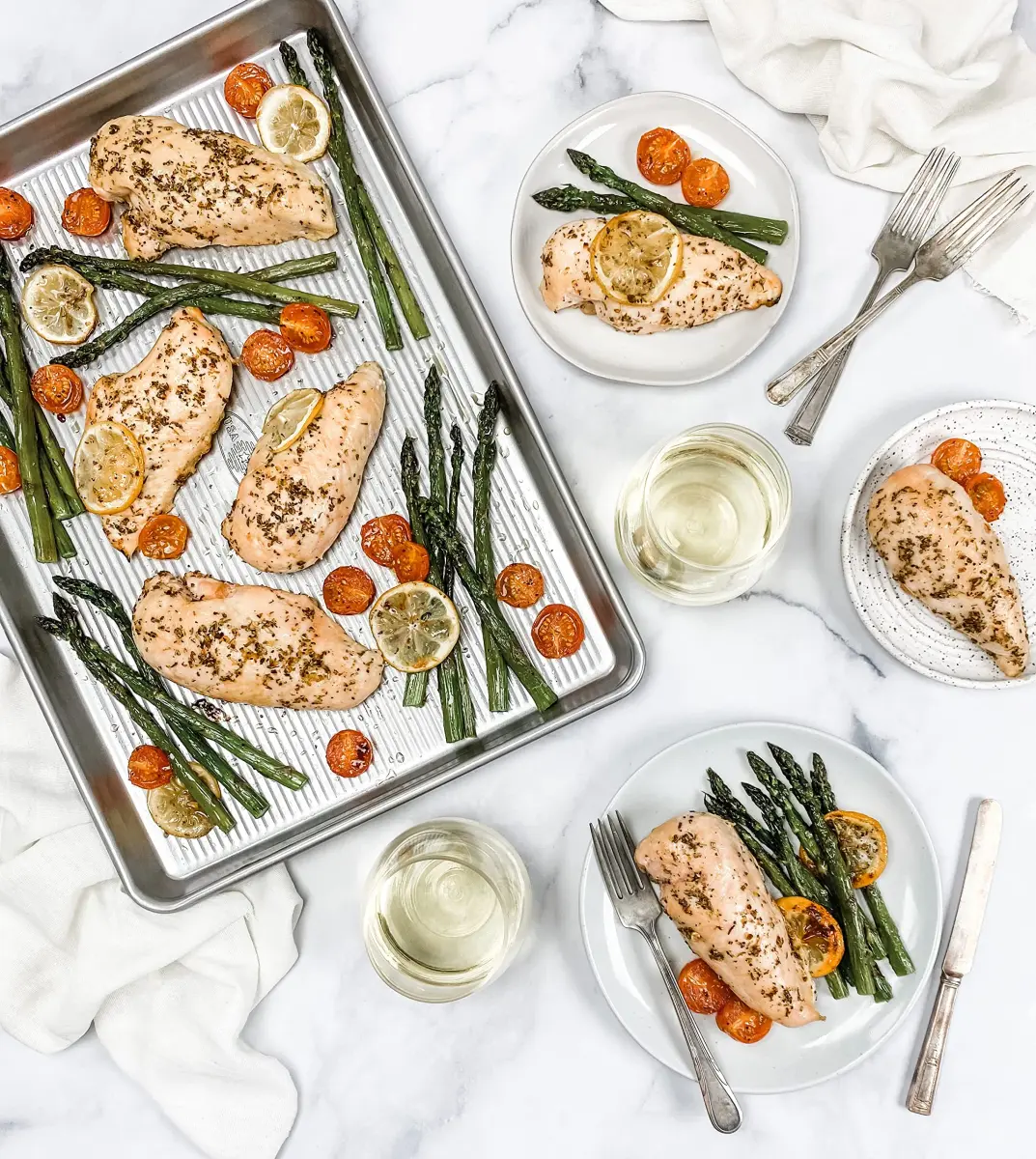 USA Pan Bakeware Half Sheet Pan Set of 2 | Aluminized Steel Baking Sheets 44.5cm x 31.1cm (17.5" x 12.25") - view 4