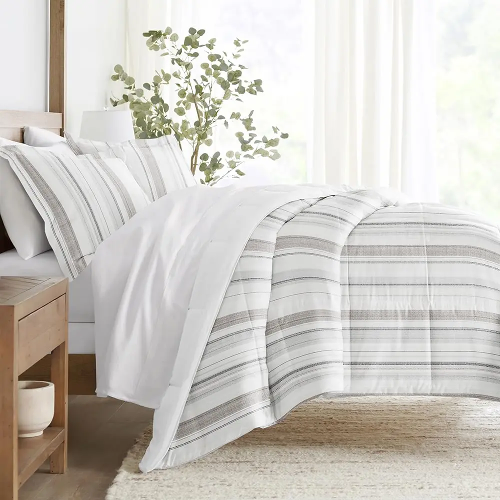 Linen Market Duvet Cover King Size (Gray) | Hotel-Like Comfort with Microfiber Breathability - view 6