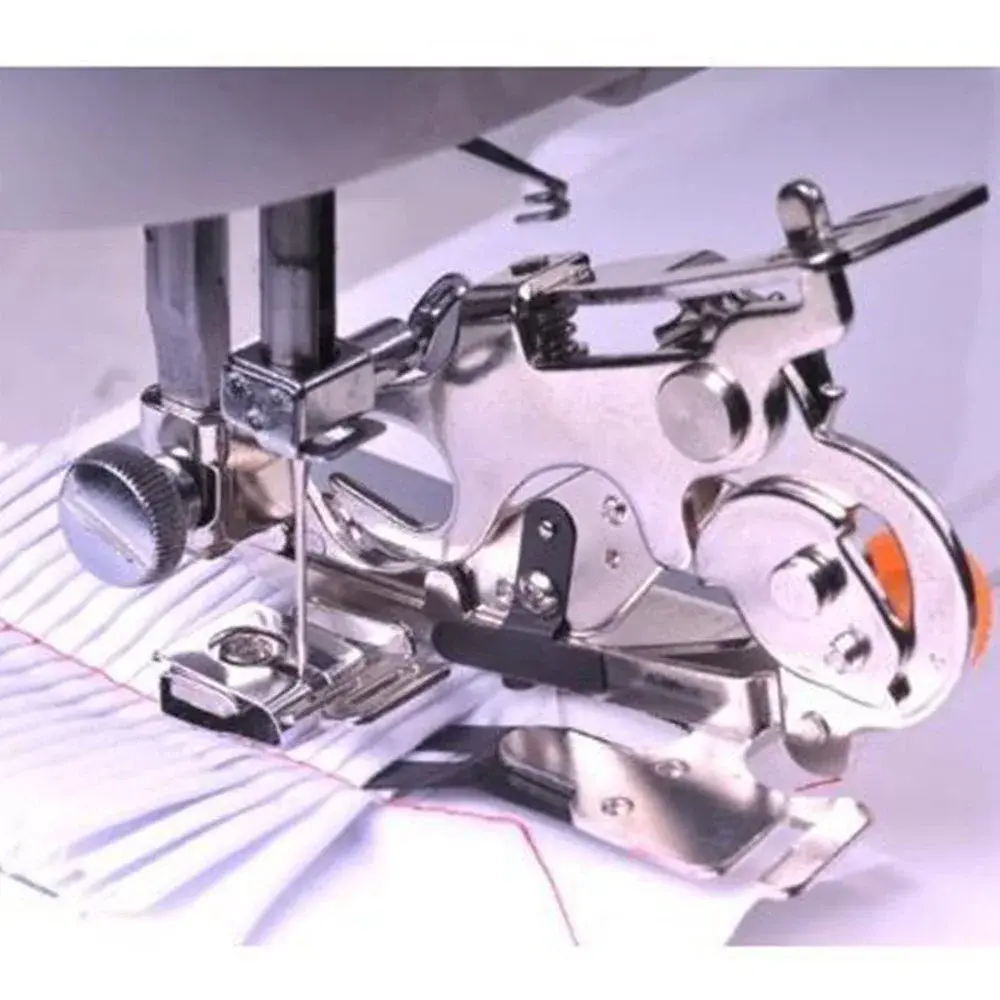 FQTANJU Ruffler Sewing Machine Presser Foot #55705 | Fits All Low Shank Machines - view 2