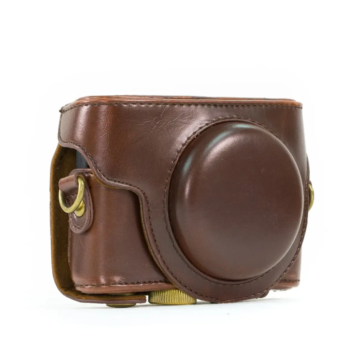 ENJOY-UNIQUE PU Leather Camera Case for Sony RX100 Series Cameras | Coffee - view 4