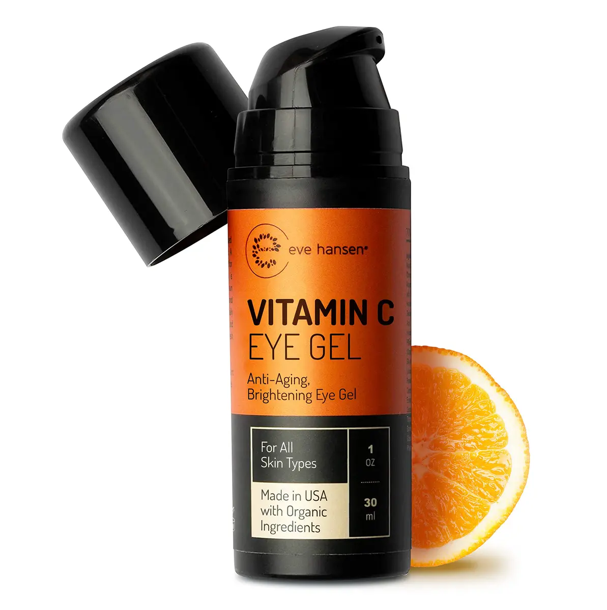 Eve Hansen Vitamin C Eye Gel for Dark Circles & Puffiness 1 oz Brightening Anti-Aging - main product image