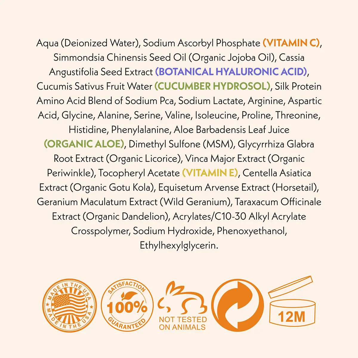Eve Hansen Vitamin C Eye Gel for Dark Circles & Puffiness 1 oz Brightening Anti-Aging - view 9