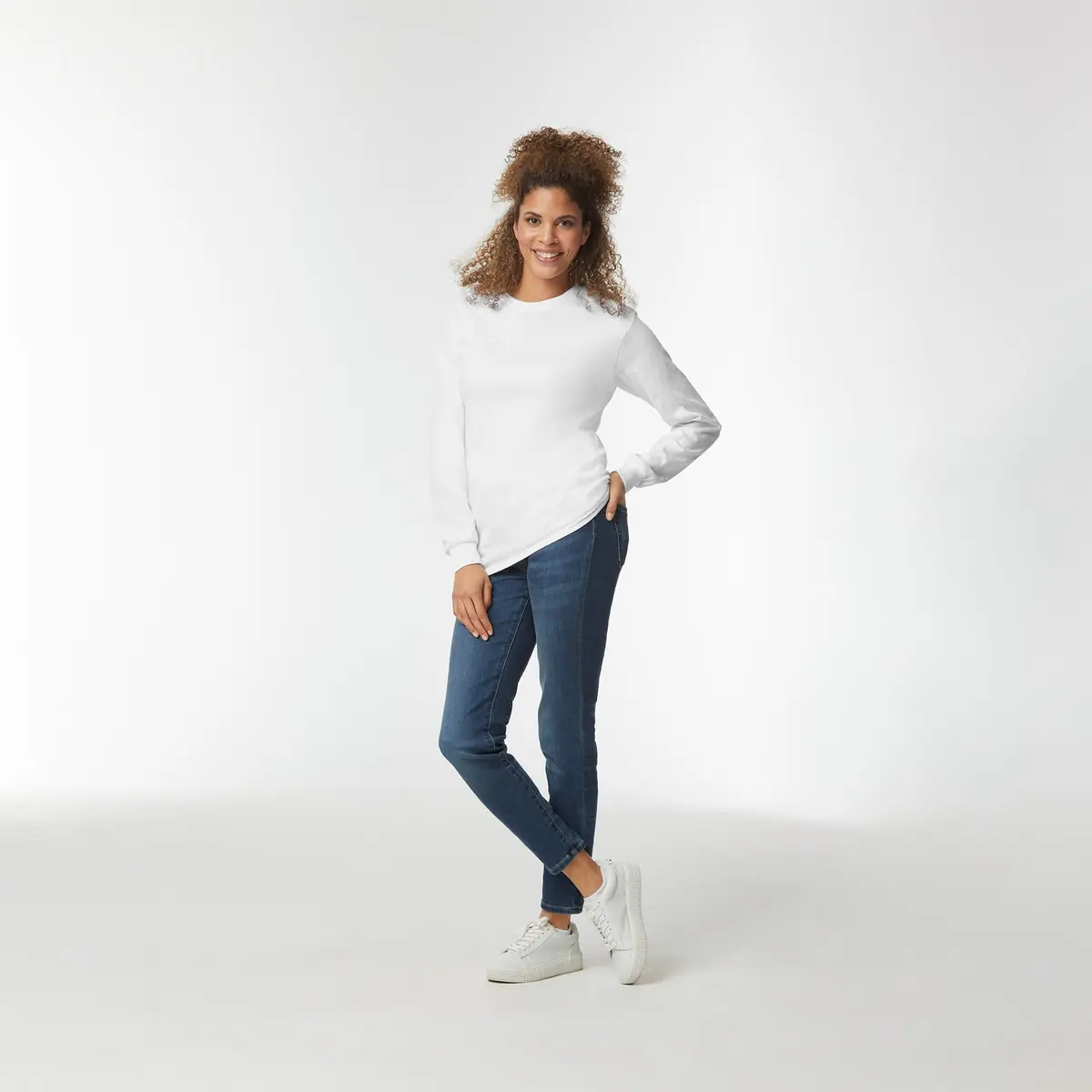 Gildan Ultra Cotton Long Sleeve T-Shirt X-Large | Classic Heavyweight Cotton for Daily Wear - view 6