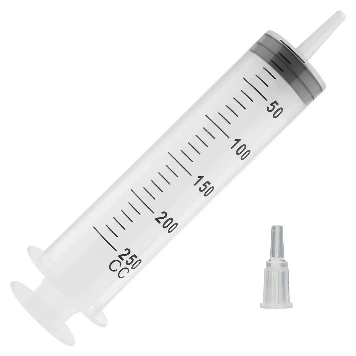 A AKRAF 250ml Extra Large Plastic Syringe | Industrial Use & Lab Experiments - main product image