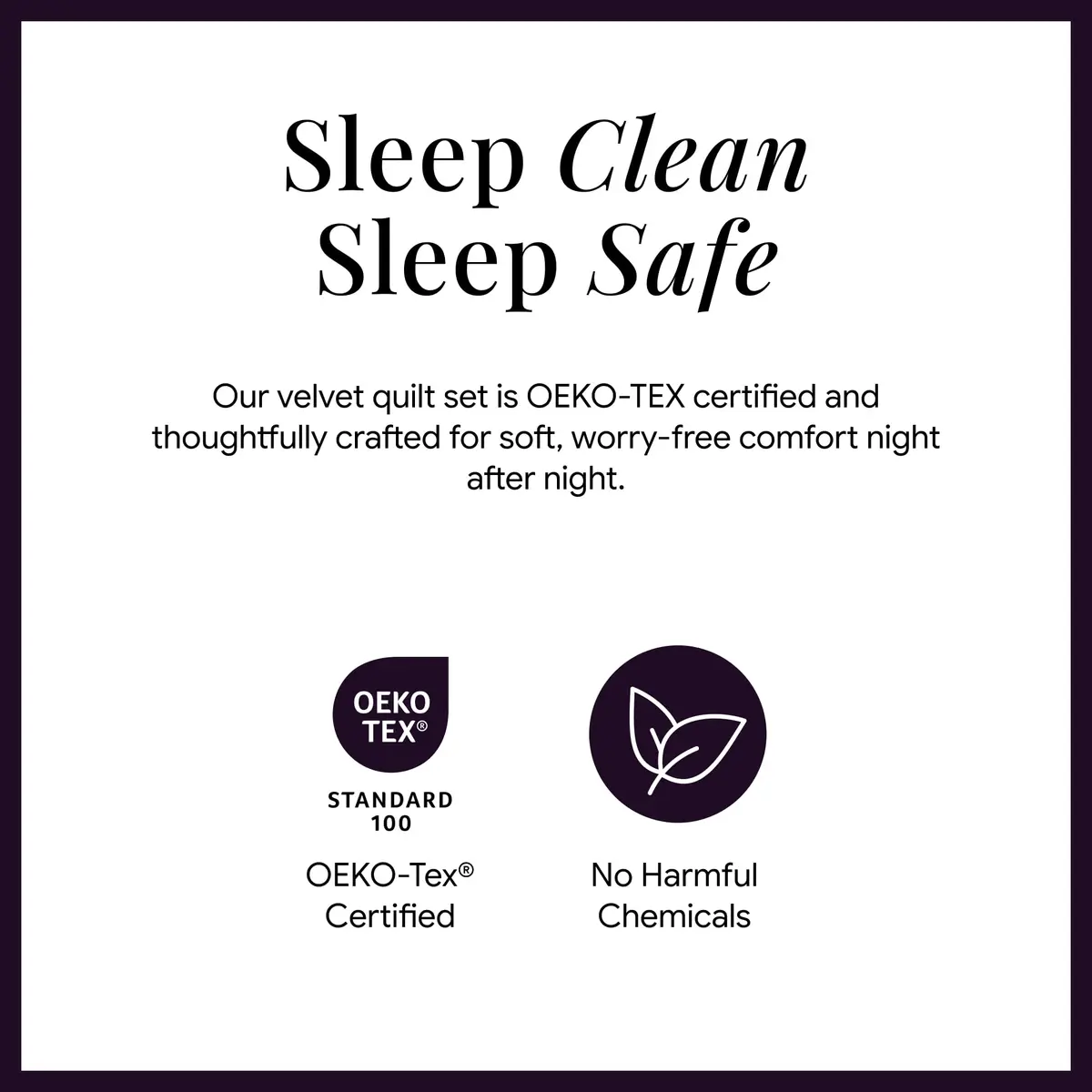 Tribeca Living Luxury Velvet Quilt Twin Size Set - 260GSM Ultra-Soft Oversized Bedspread in Florence Purple | Deep Matresses Perfect Fit - view 6