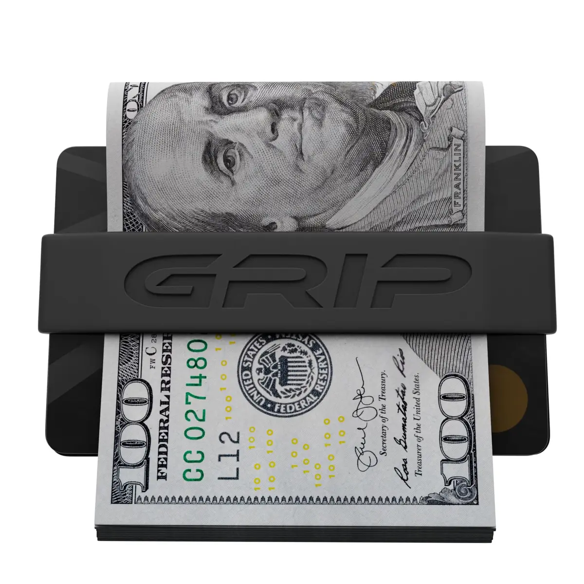 Grip Money Bands (Pack of 3, Black) | Secure Cash & Cards, Slim Silicone Design - view 4