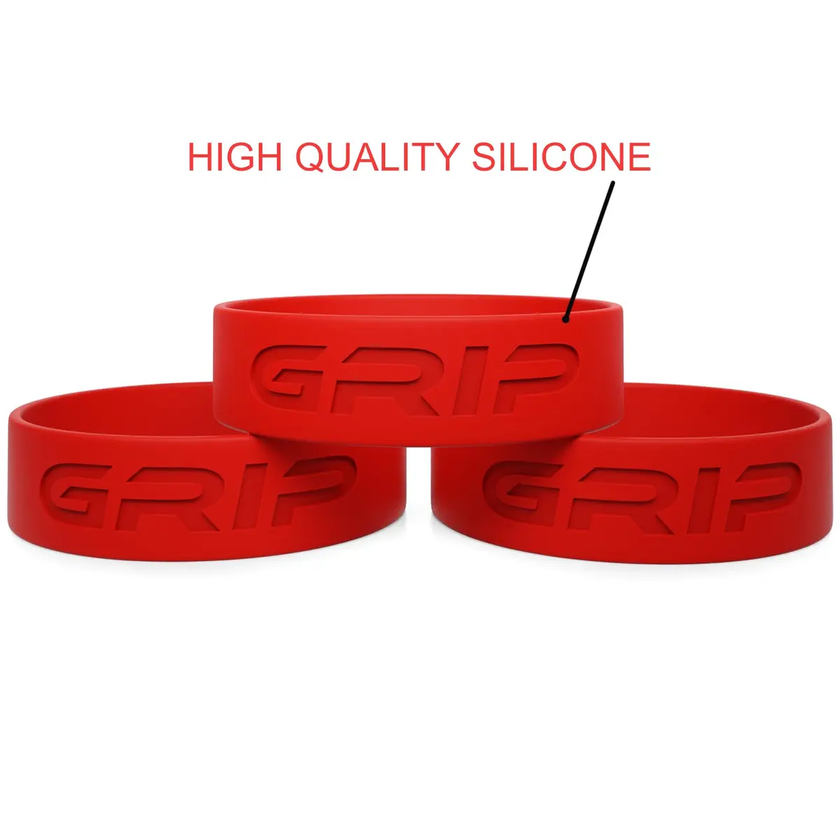 Grip Money Bands (Pack of 3) - Blood Red - Premium Silicone Band for Cash & Cards | Slim & Durable Design - view 9