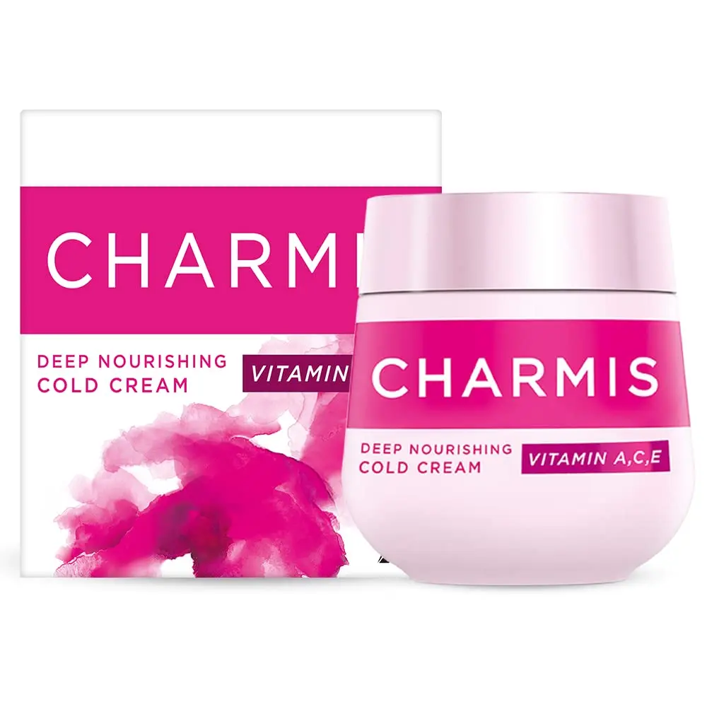 Charmis Moisturizing Cold Cream 175 ML | Vitamin A, C & E for Dry Skin - main product image