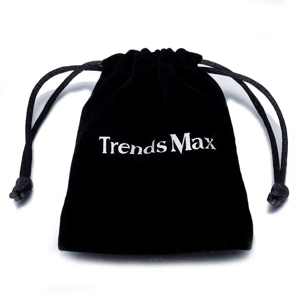 Trendsmax Men's Stainless Steel Cross Pendant Necklace with Byzantine Chain, 61cm (24 inch) - view 6