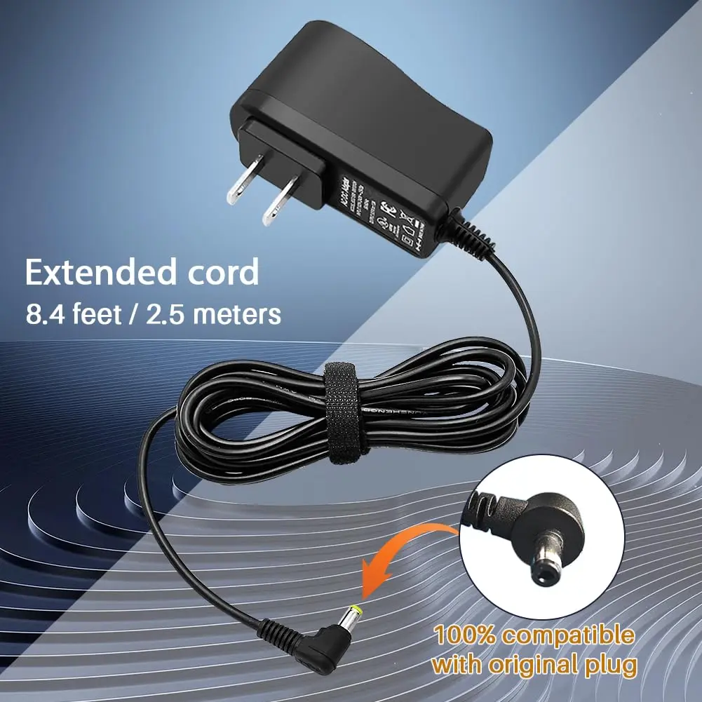 FOUCECLAUS 9.5V AC/DC Adapter for Casio ADE95100LU | UL Listed Power Supply Charger for Casio Piano Keyboard - view 4