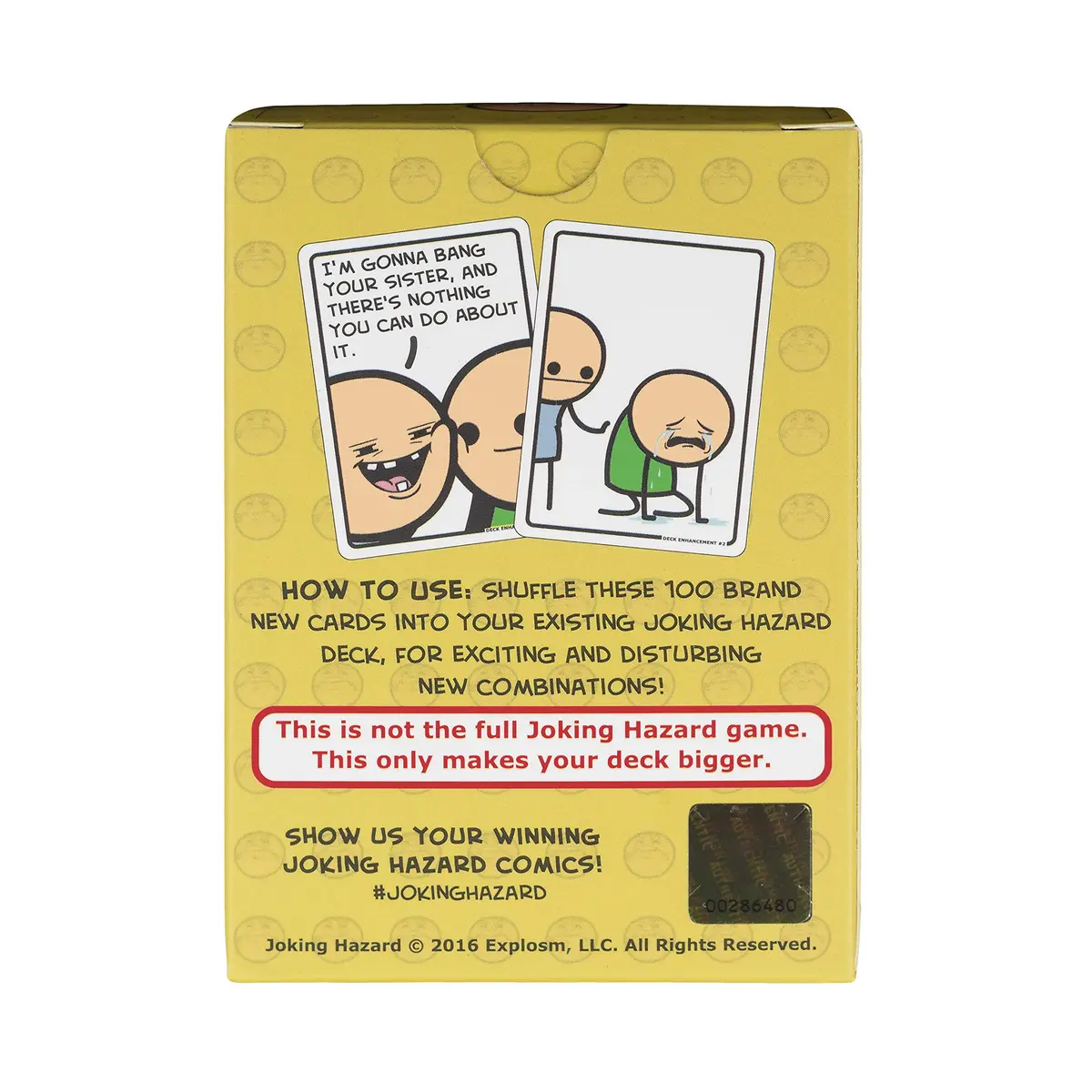 Joking Hazard Deck Enhancement #2 Expansion Pack 100 Cards | Humorous Party Game for Adults - view 2
