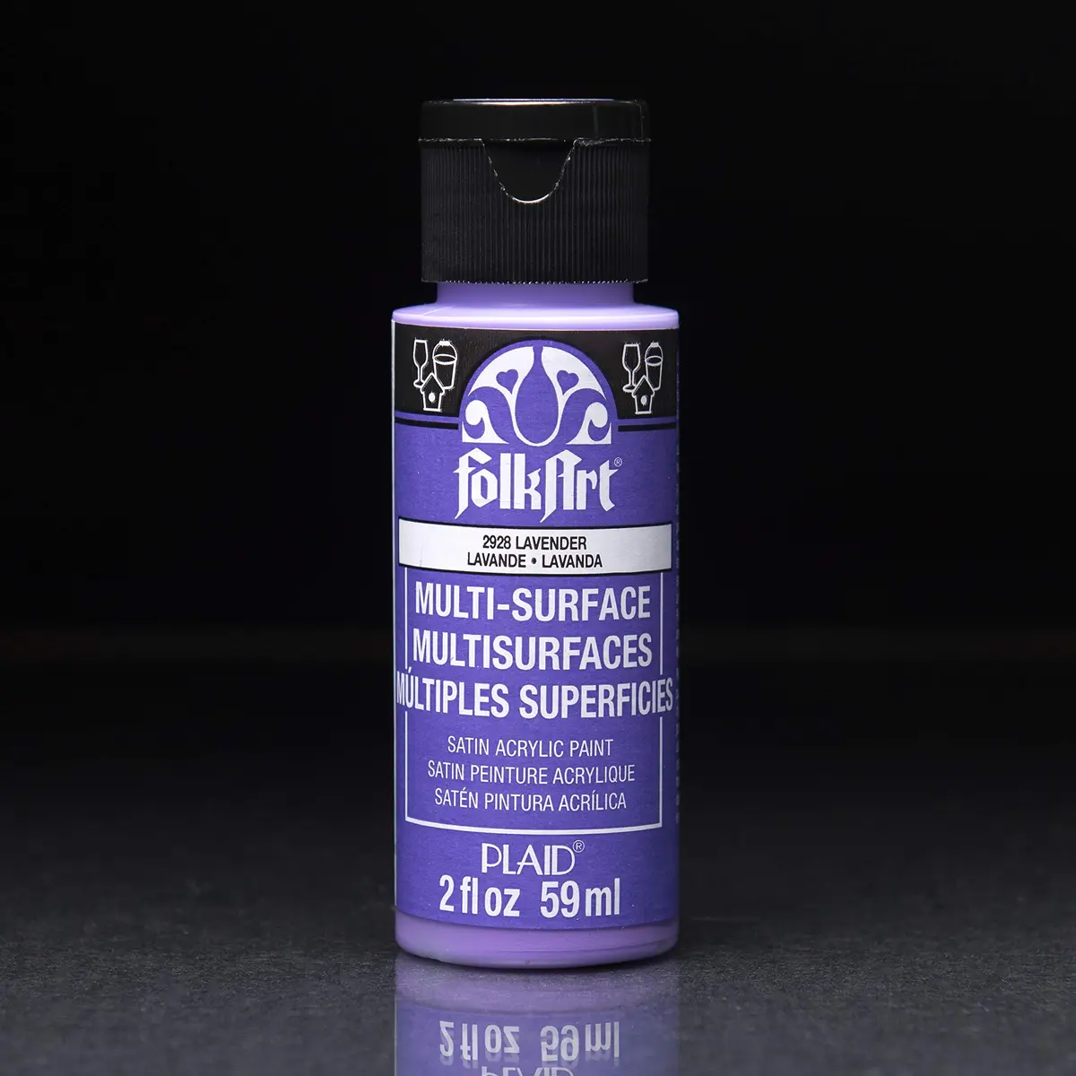 FolkArt Multi Surface Acrylic Craft Paint Set 16 pcs | Bright Colors, Non-Toxic, 2 Fl Oz Each - view 7