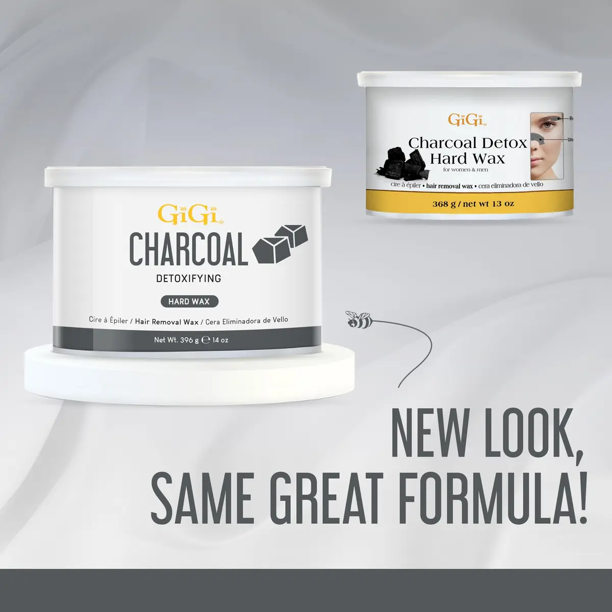 GiGi Charcoal Detox Facial Hard Wax 368.5 g (13 oz) | Deep Cleansing & Purifying Hair Removal Wax - view 8