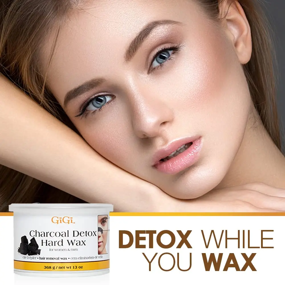 GiGi Charcoal Detox Facial Hard Wax 368.5 g (13 oz) | Deep Cleansing & Purifying Hair Removal Wax - view 3