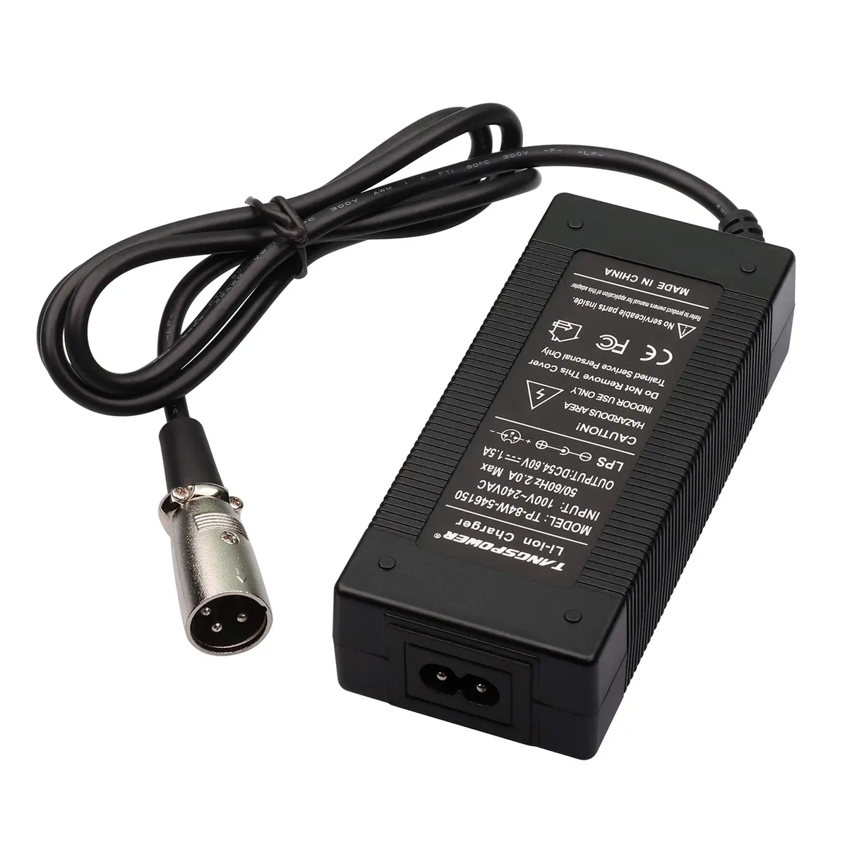 TANGSPOWER 54.6V Lithium Battery Charger 48V 13S | Universal 100-240V Input, Overload & Short Circuit Protections - view 5
