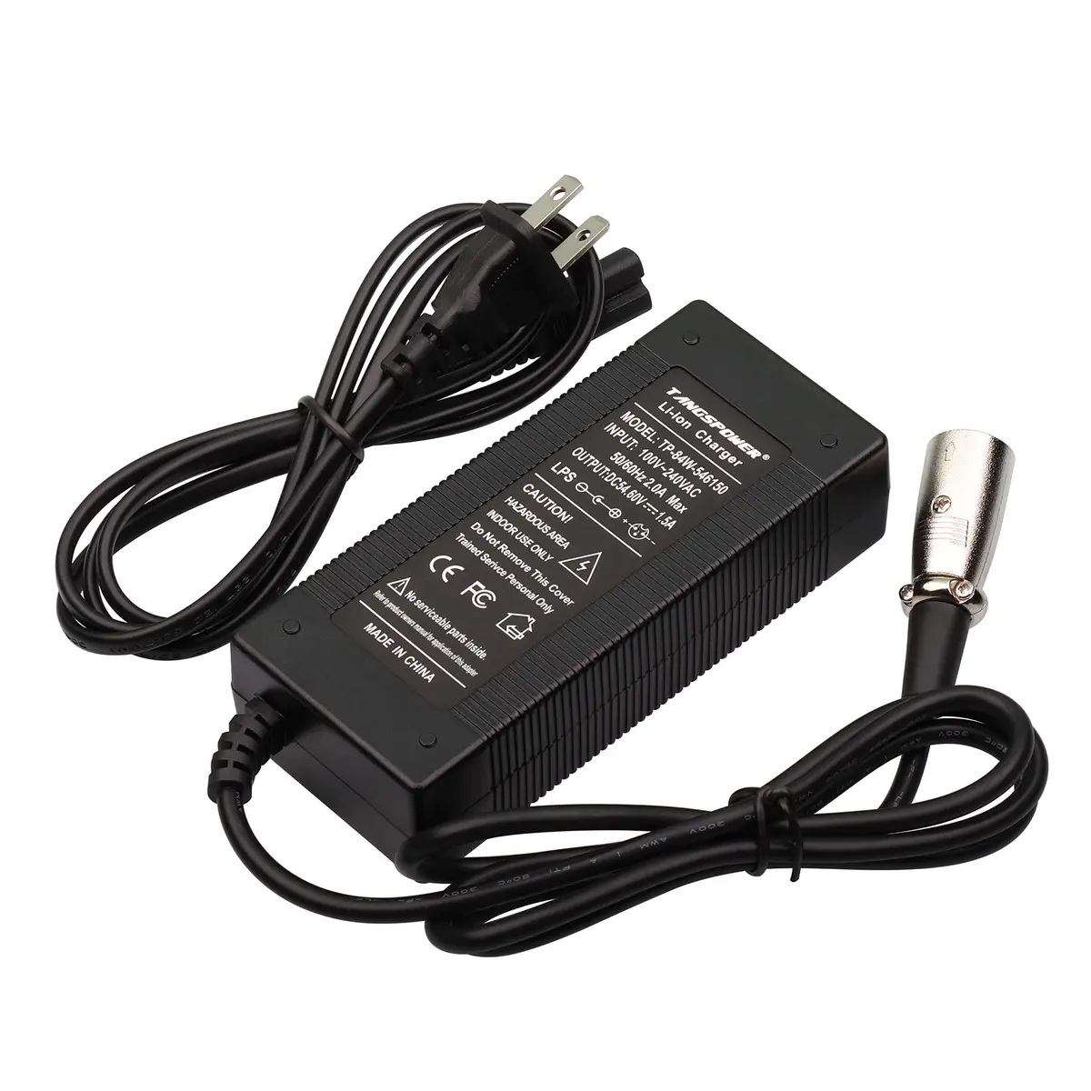TANGSPOWER 54.6V Lithium Battery Charger 48V 13S | Universal 100-240V Input, Overload & Short Circuit Protections - view 8