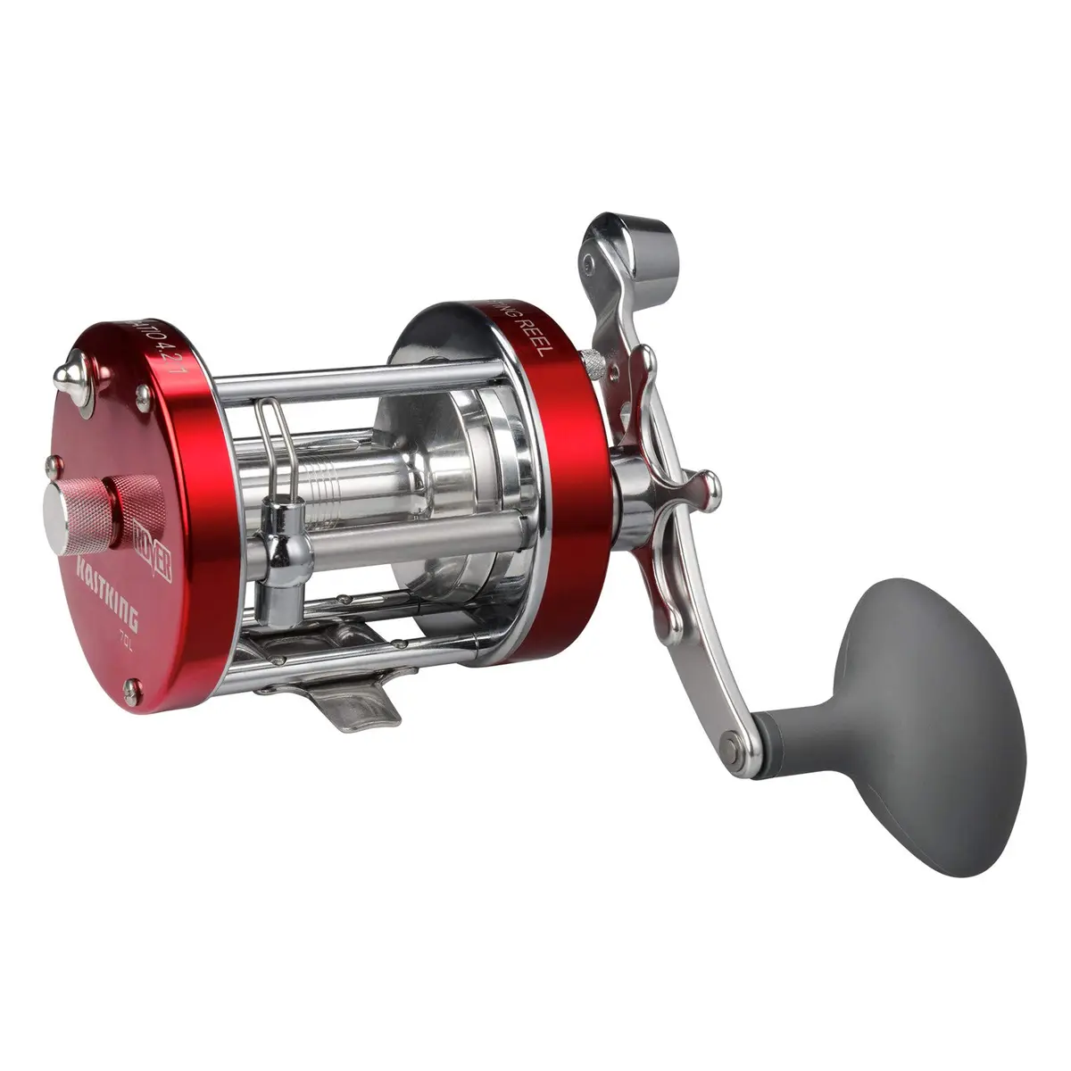KastKing Rover Round Baitcasting Reel, 70 Size, Left, Red | Power & Durability for Fresh & Saltwater - main product image