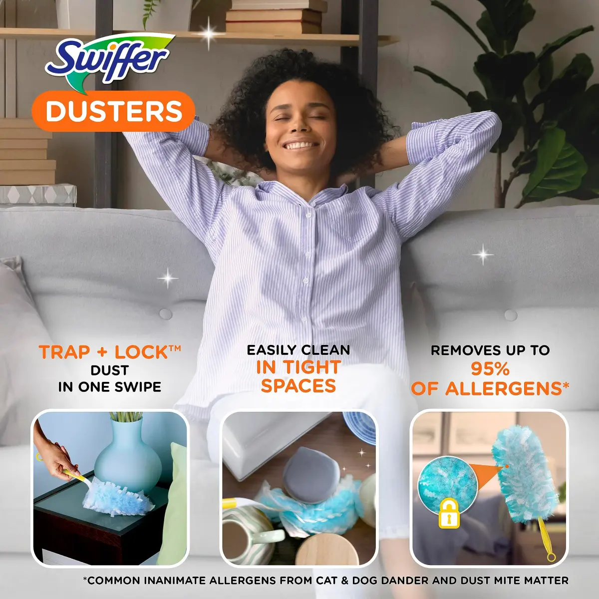 Swiffer Dusters Refill 18 Count Pack | Trap & Lock Dust & Allergens - view 3