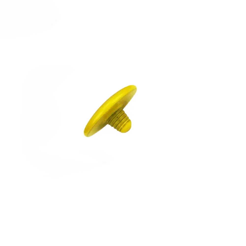 LXH 2 Pack Yellow Convex Metal Soft Release Button Fits Standard Threaded Cameras in India - view 2