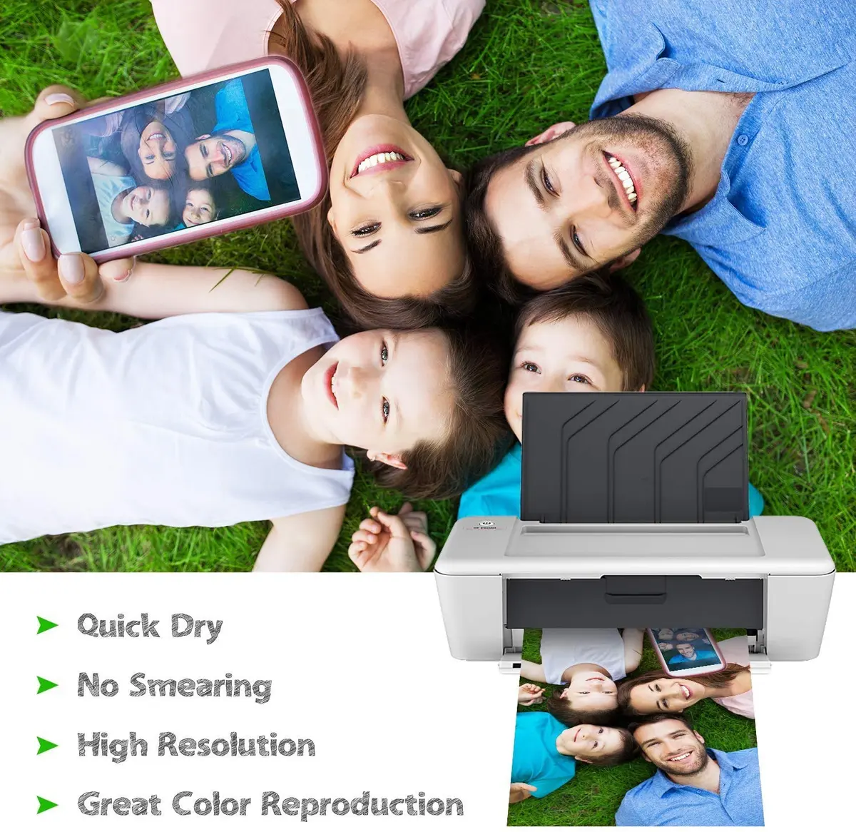 KOALA PAPER Resin Coated Photo Paper 8.5x11 In Satin Printer Paper 270gsm (50 Sheets) | Fade-Resistant Inkjet Paper - view 3