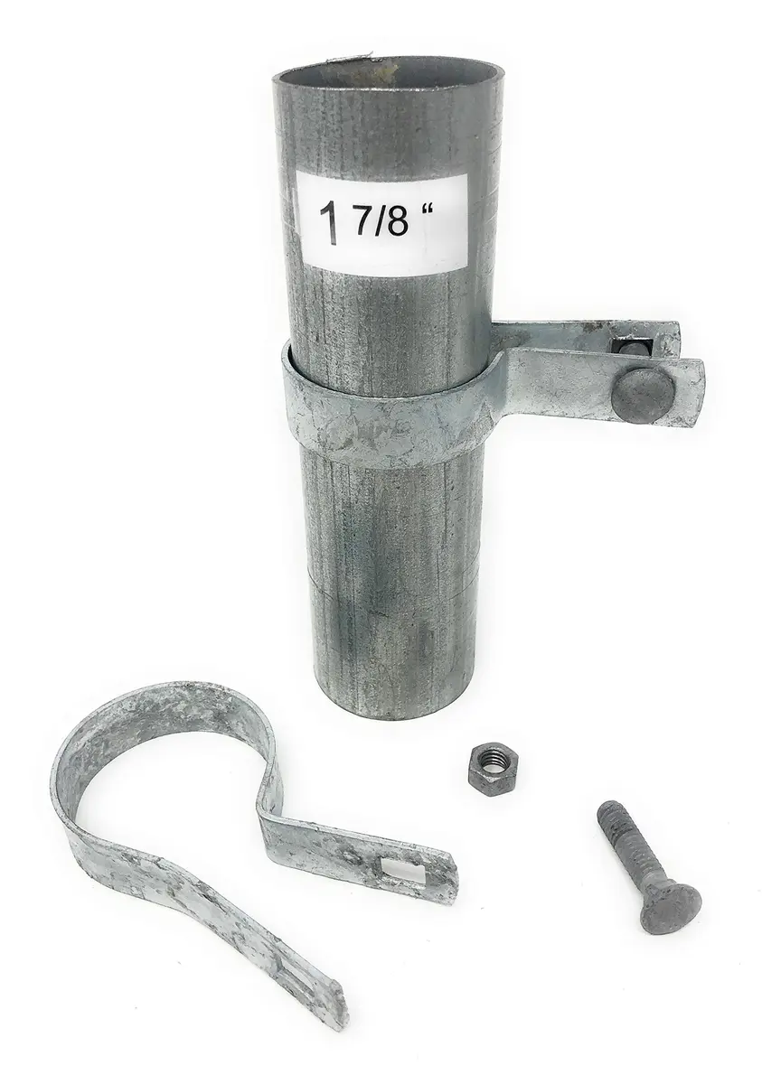 FENCESMART4U 10 Pack Tension Bands for Chain Link Fence 1-7/8" | Galvanized Steel - view 3