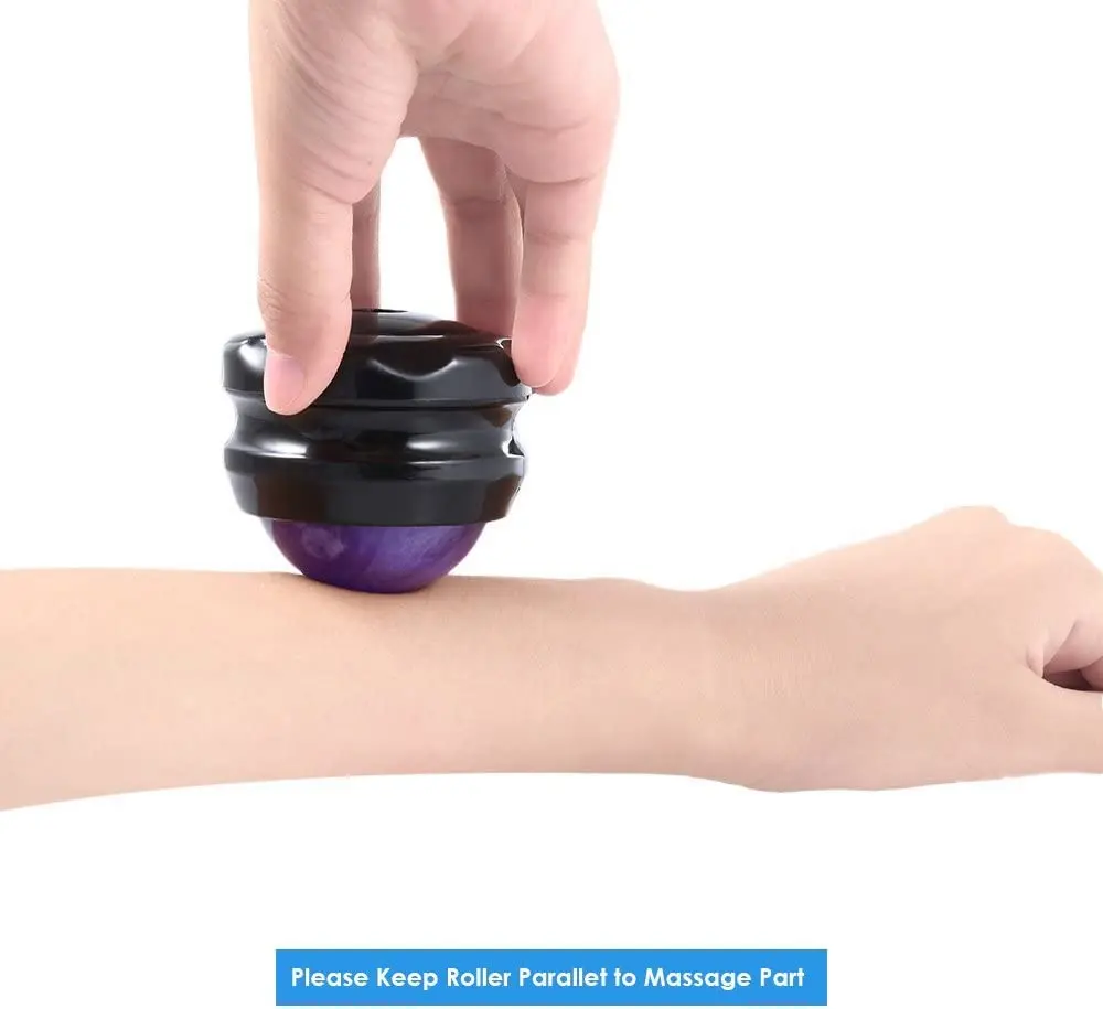 ZONGS Manual Massage Roller Ball - Deep Tissue Therapy for Sore Muscles, Shoulders, Back, Feet | Stress Relief Tool - view 9