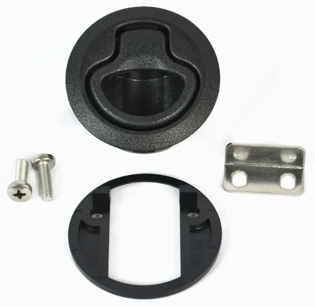Southco M1-63 Flush Pull Latch 12.07mm to 17.15mm Panel Thickness, Non-Locking (Pack of 6) | Industrial Cabinet Door Hardware - main product image