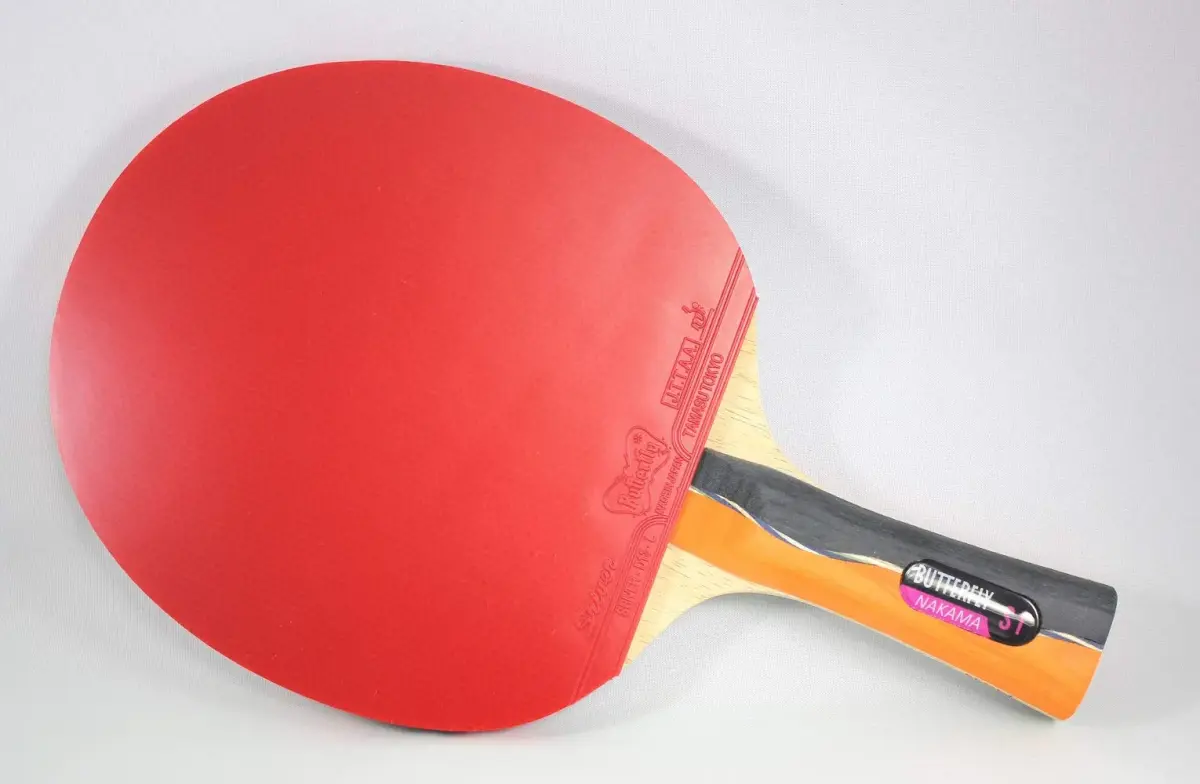 Butterfly Nakama S-1 Table Tennis Racket – Professional ITTF Approved Ping Pong Paddle with Sriver Rubber & Carbon Layers | 2-Pack - view 2
