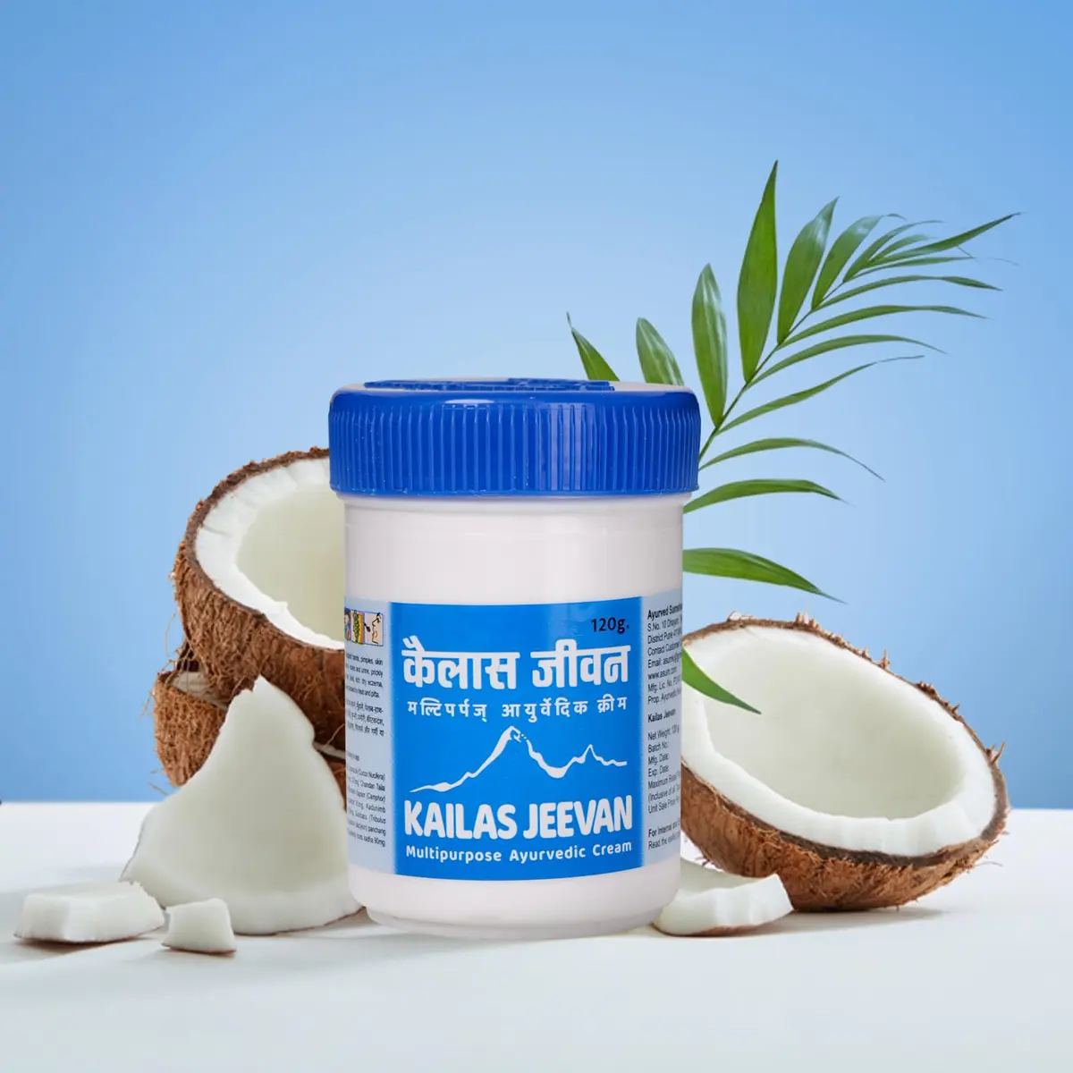 Kailas Jeevan Multipurpose Ayurvedic Cream 120g (4.23 oz) | Natural Ingredients for Skin - view 6