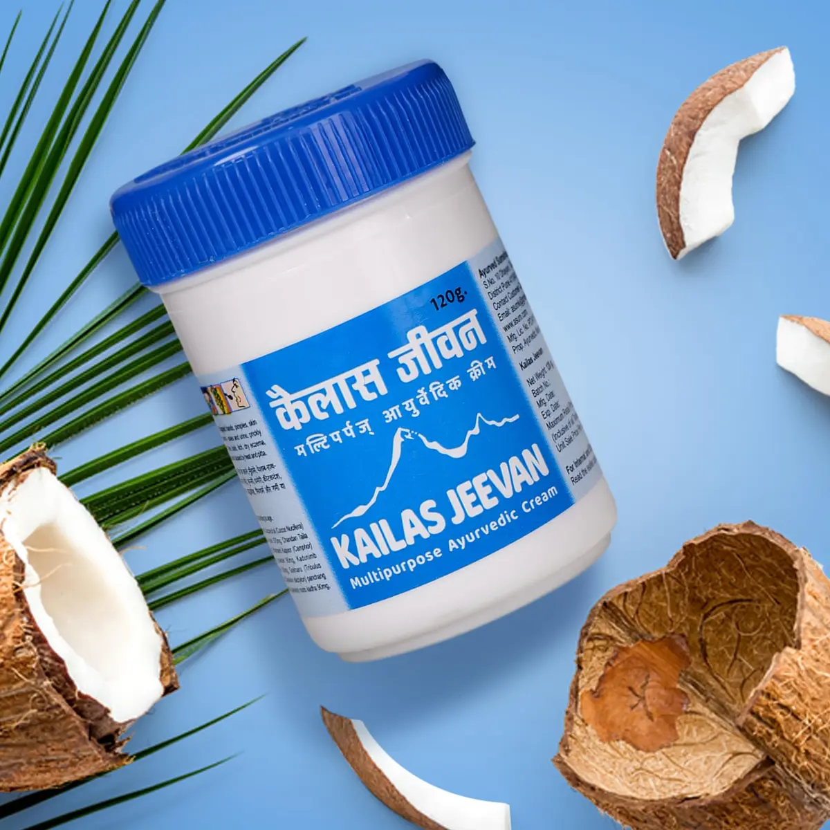Kailas Jeevan Multipurpose Ayurvedic Cream 120g (4.23 oz) | Natural Ingredients for Skin - view 7