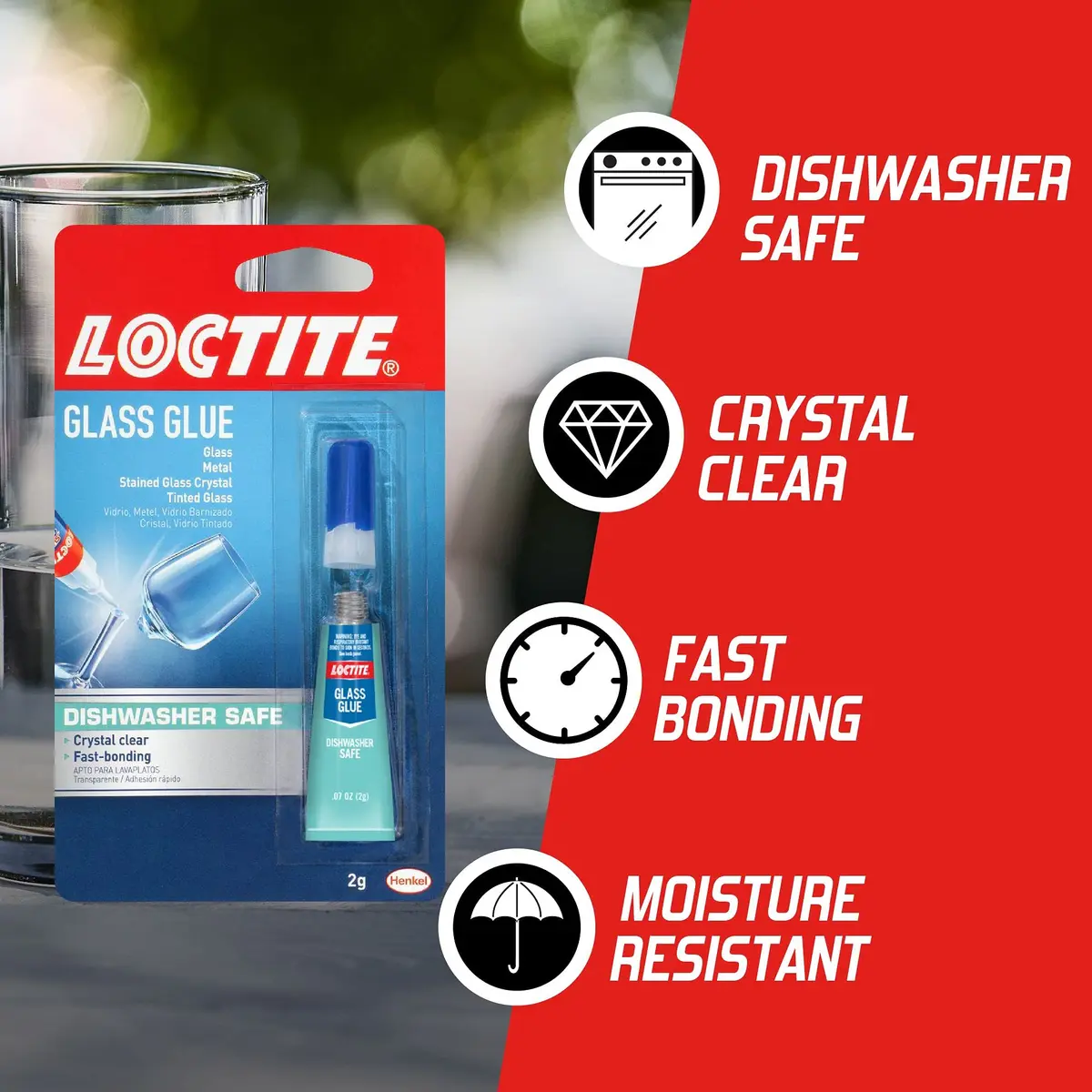 Loctite Glass Glue 2 Gram Tube 6 Pack | Clear Superglue for Glass, Plastic, Wood, Metal, Crafts, & Repair - view 4