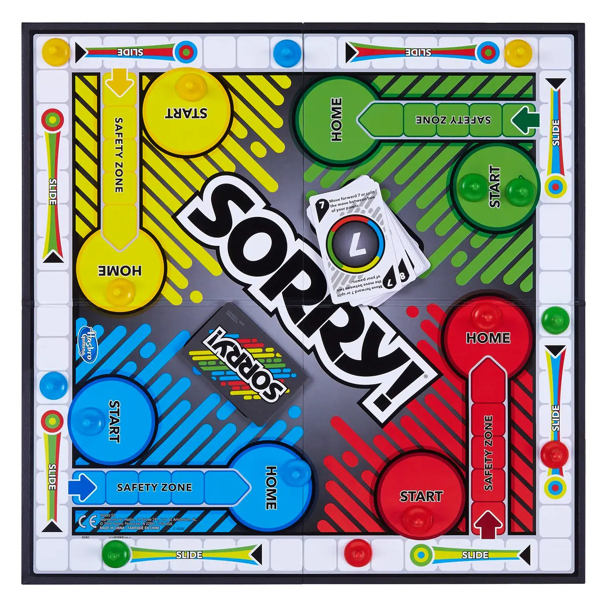 Hasbro Gaming Sorry! Board Game for Kids Ages 6+ | Classic Family Game with 4 Pawns (1-Pack) - view 2