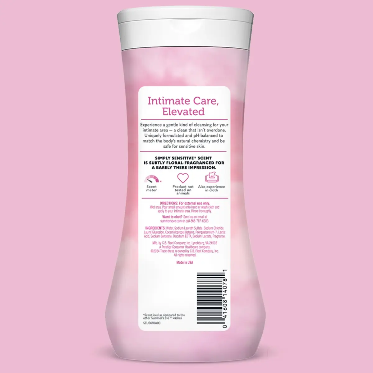 Summer's Eve Simply Sensitive Daily Feminine Wash 450ml (15 Fl Oz) 3-Pack | pH-Balanced for Gentle Cleansing - view 7