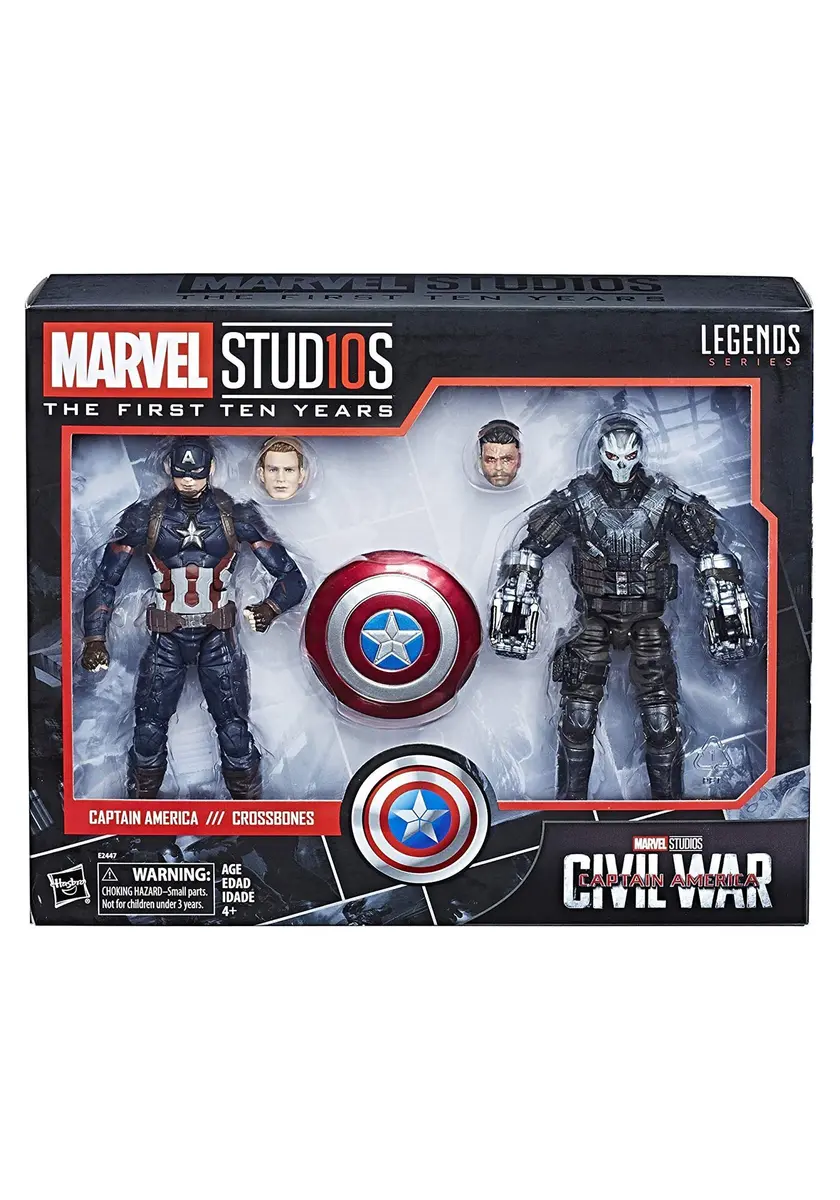 Marvel Legends: The First Ten Years Captain America: Civil War Action Figure 6 inches | Premium MCU Collectible - view 2