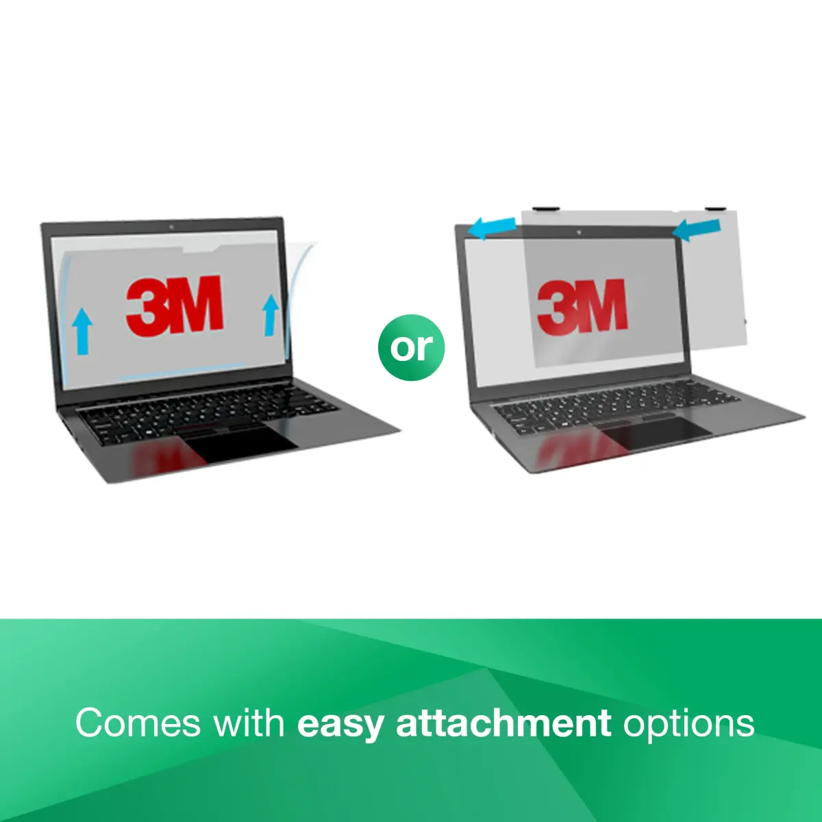 3M Anti-Glare Filter for 13.3in Laptop, 16:9, AG133W9B | Matte Surface Reduces Glare & Fingerprints - view 6