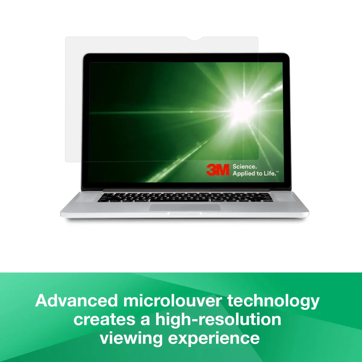 3M Anti-Glare Filter for 13.3in Laptop, 16:9, AG133W9B | Matte Surface Reduces Glare & Fingerprints - view 7