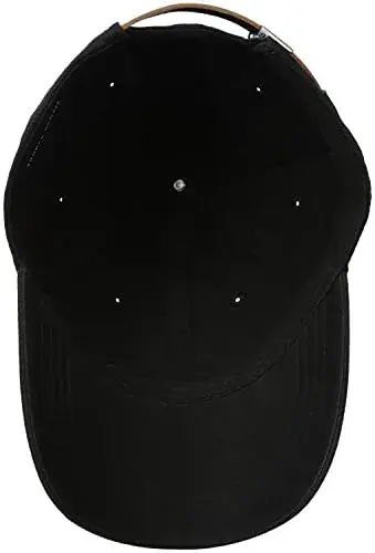 Tommy Hilfiger Men's Logo Dad Baseball Cap - Tommy Black 100% Cotton - view 3